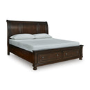  Size_California King  -- Porter B697B47 California King Sleigh Storage Bed IMAGE 1