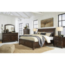  Size_California King  -- Porter B697B47 California King Sleigh Storage Bed IMAGE 9
