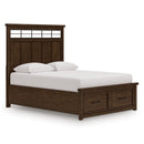  Size_Queen  -- Signature Design by Ashley Taffenbrook Panel Bed with Storage IMAGE 1