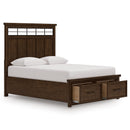  Size_Queen  -- Signature Design by Ashley Taffenbrook Panel Bed with Storage IMAGE 2
