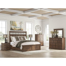  Size_King  -- Taffenbrook B849B4 King Panel Storage Bed IMAGE 8