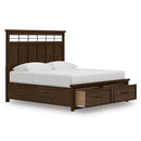  Size_California King  -- Taffenbrook B849B5 California King Panel Storage Bed IMAGE 2