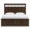 Size_California King  -- Taffenbrook B849B5 California King Panel Storage Bed IMAGE 3
