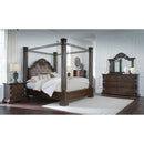  Size_King  -- Signature Design by Ashley Maylee Upholstered Canopy Bed IMAGE 14