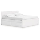  Size_King  -- Onita EB9630B21 King Panel Platform Bed with 2 Side Storage IMAGE 1