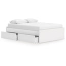  Size_Queen  -- Onita EB9630B22 Queen Platform Bed with 1 Side Storage IMAGE 2