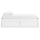  Size_Queen  -- Onita EB9630B22 Queen Platform Bed with 1 Side Storage IMAGE 4
