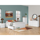  Size_Queen  -- Onita EB9630B22 Queen Platform Bed with 1 Side Storage IMAGE 8