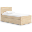  Size_Twin  -- Signature Design by Ashley Onita Platform Bed with Storage IMAGE 1