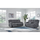  Manufacturer Color_Steel -- Signature Design by Ashley Observation Power Reclining Fabric Loveseat with Console IMAGE 7