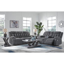  Manufacturer Color_Steel -- Signature Design by Ashley Observation Power Reclining Fabric Loveseat with Console IMAGE 8