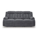 Manufacturer Color_Steel -- Signature Design by Ashley Observation Power Reclining Fabric Sofa IMAGE 3