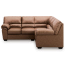  Manufacturer Color_Caramel  -- Signature Design by Ashley WillowBend Leather Look 2 pc Sectional IMAGE 2