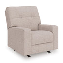  Manufacturer Color_Stone -- Signature Design by Ashley Larimer Rocker Fabric Recliner IMAGE 1