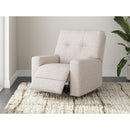  Manufacturer Color_Stone -- Signature Design by Ashley Larimer Rocker Fabric Recliner IMAGE 7