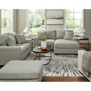  Manufacturer Color_Smoke  -- Signature Design by Ashley Greenbriar Fabric Ottoman IMAGE 7