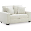  Manufacturer Color_Ivory -- Signature Design by Ashley Greenbriar Stationary Fabric Loveseat IMAGE 1