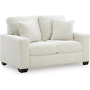  Manufacturer Color_Ivory  -- Signature Design by Ashley Greenbriar Stationary Fabric Loveseat IMAGE 1