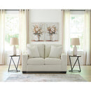  Manufacturer Color_Ivory  -- Signature Design by Ashley Greenbriar Stationary Fabric Loveseat IMAGE 4