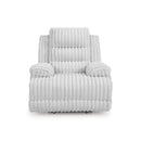  Manufacturer Color_Alloy -- Signature Design by Ashley Falls Fabric Recliner with Wall Recline IMAGE 3