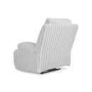 Manufacturer Color_Alloy -- Signature Design by Ashley Falls Fabric Recliner with Wall Recline IMAGE 4