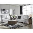  Manufacturer Color_Alloy -- Signature Design by Ashley Falls Power Reclining Fabric Loveseat with Console IMAGE 16