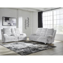  Manufacturer Color_Alloy -- Signature Design by Ashley Falls Power Reclining Fabric Sofa IMAGE 10