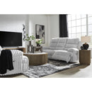  Manufacturer Color_Alloy -- Signature Design by Ashley Falls Power Reclining Fabric Sofa IMAGE 13