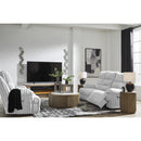  Manufacturer Color_Alloy -- Signature Design by Ashley Falls Power Reclining Fabric Sofa IMAGE 19