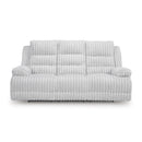  Manufacturer Color_Alloy -- Signature Design by Ashley Falls Power Reclining Fabric Sofa IMAGE 2