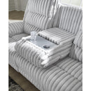  Manufacturer Color_Alloy -- Signature Design by Ashley Falls Power Reclining Fabric Sofa IMAGE 6