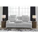  Manufacturer Color_Alloy -- Signature Design by Ashley Falls Power Reclining Fabric Sofa IMAGE 7