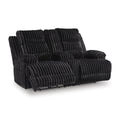  Manufacturer Color_Onyx -- Rhine Falls PC4280596 Double Reclining Power Loveseat with Console IMAGE 1
