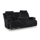  Manufacturer Color_Onyx -- Rhine Falls PC4280599 Reclining Power Sofa with Drop Down Table IMAGE 1