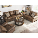  Manufacturer Color_Earth -- Signature Design by Ashley Chasemore Swivel Glider Leather Look Recliner IMAGE 10