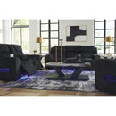  Manufacturer Color_Black -- Signature Design by Ashley Forest Lake Power Fabric Recliner IMAGE 11