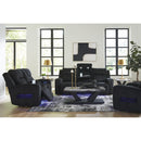  Manufacturer Color_Black -- Signature Design by Ashley Forest Lake Power Fabric Recliner IMAGE 15