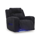  Manufacturer Color_Black -- Signature Design by Ashley Forest Lake Power Fabric Recliner IMAGE 2