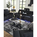  Manufacturer Color_Black -- Signature Design by Ashley Forest Lake Power Reclining Fabric Sofa IMAGE 10