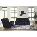  Manufacturer Color_Black -- Signature Design by Ashley Forest Lake Power Reclining Fabric Sofa IMAGE 15