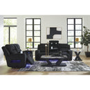  Manufacturer Color_Black -- Signature Design by Ashley Forest Lake Power Reclining Fabric Sofa IMAGE 17