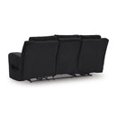  Manufacturer Color_Black -- Signature Design by Ashley Forest Lake Power Reclining Fabric Sofa IMAGE 4