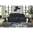  Manufacturer Color_Black -- Signature Design by Ashley Forest Lake Power Reclining Fabric Sofa IMAGE 5