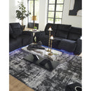  Manufacturer Color_Black -- Signature Design by Ashley Forest Lake Power Reclining Fabric Loveseat with Console IMAGE 13