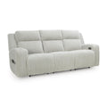  Manufacturer Color_Alloy -- Forest Lake PC6420315 Power Reclining Sofa with Adjustable Headrest IMAGE 1