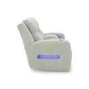  Manufacturer Color_Alloy -- Forest Lake PC6420318 Power Reclining Loveseat with Console and Adjustable Headrest IMAGE 5