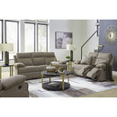  Manufacturer Color_Mocha -- Signature Design by Ashley Side Swipe Rocker Fabric Recliner IMAGE 10