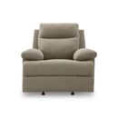  Manufacturer Color_Mocha -- Signature Design by Ashley Side Swipe Rocker Fabric Recliner IMAGE 3