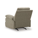  Manufacturer Color_Mocha -- Signature Design by Ashley Side Swipe Rocker Fabric Recliner IMAGE 4