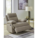  Manufacturer Color_Mocha -- Signature Design by Ashley Side Swipe Rocker Fabric Recliner IMAGE 6